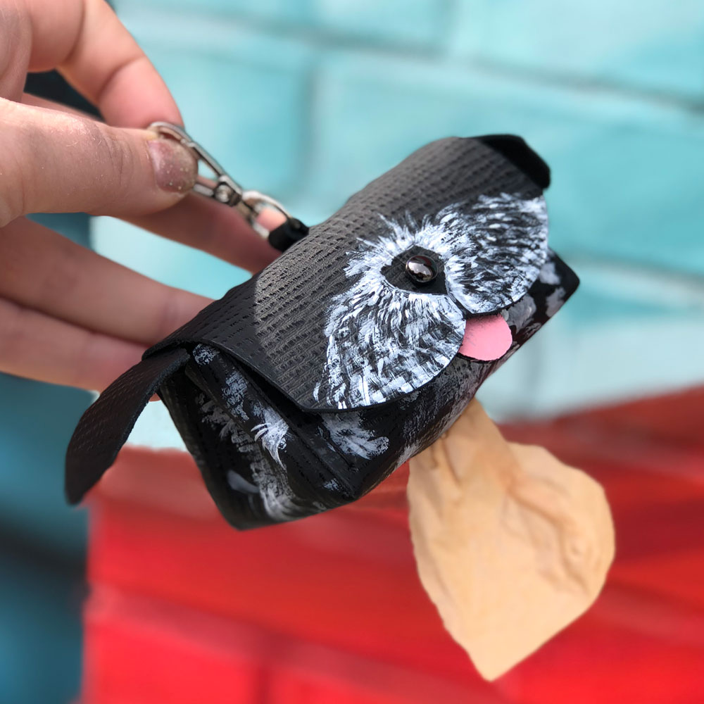 CUSTOM PAINTED DOG BAGS I Made That Bag